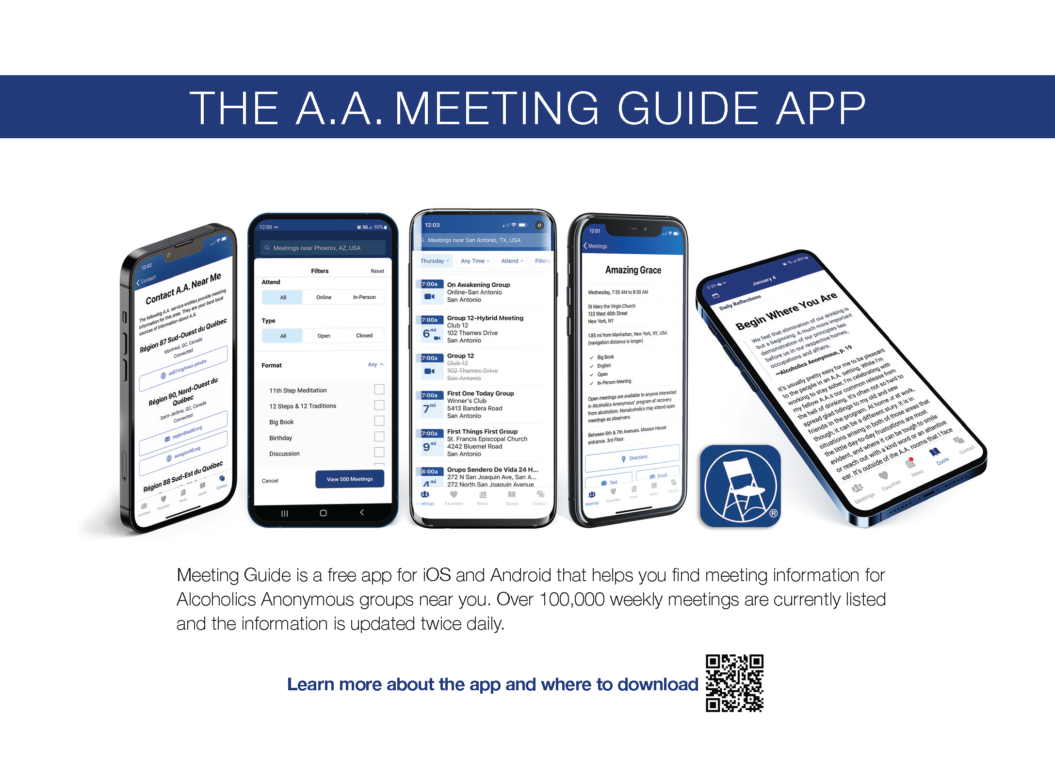 P.I. Service Card: Meeting Guide App