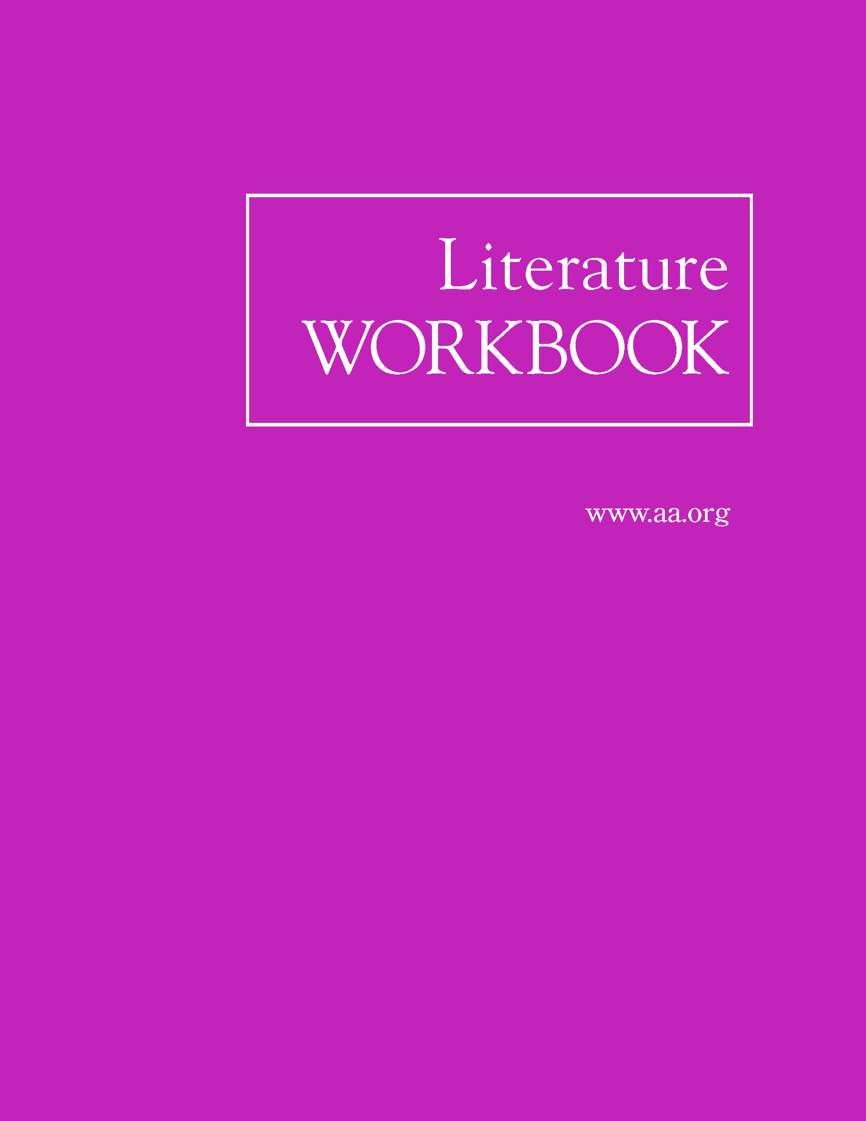 M-52i Literature Workbook cover image