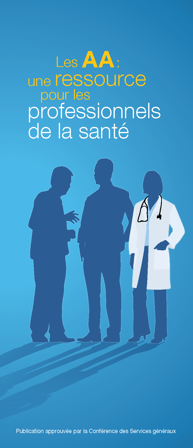 Couverture de la brochure AA: Les AA : une ressource pour les professionnels de la santé