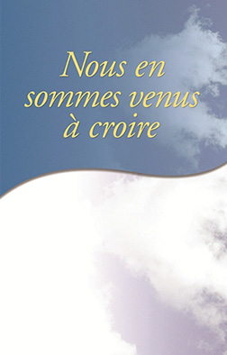Couverture du livre des AA: Nous en Sommes Venus à Croire