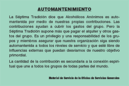 Primera página de la tarjeta de Automantenimiento