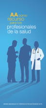 Portada del folleto de AA: A.A. Como Recurso para los Profesionales de la Salud